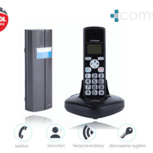 Comwei D102B - domofon bezprzewodowy + zasilacz